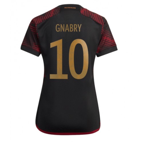Dámy Fotbalový dres Německo Serge Gnabry #10 MS 2022 Venkovní Krátký Rukáv